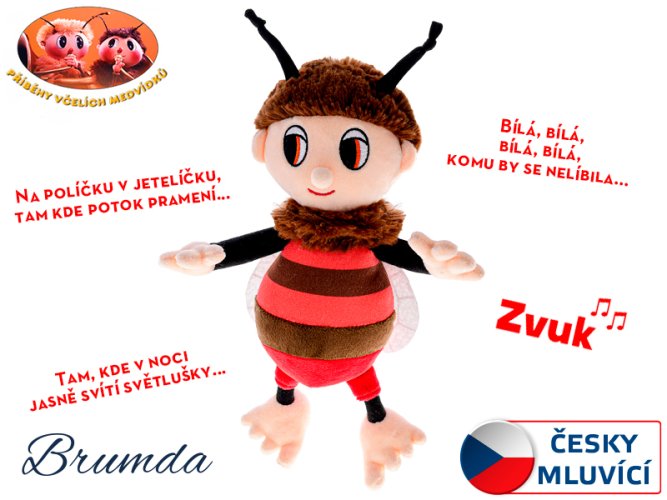 Bee Bears Tales Grumpy 29 cm pluszak z piosenkami na baterie