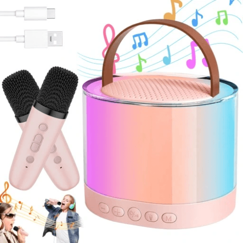 Karaoke souprava s Bluetooth a s 2 bezdrátovými mikrofony - MXKS-200 BT