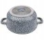 Set of marble pots - 5pcs