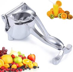 Manual juicer metal fruit press