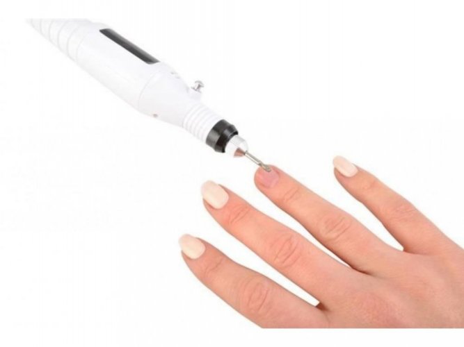 Nail grinder with attachments white XL