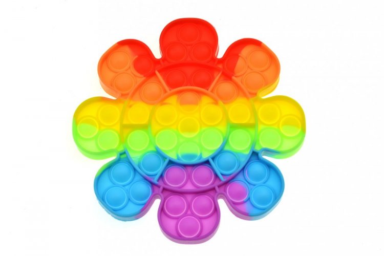 Pop It Rainbow Anti-Stress Toy Flower