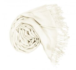 Dámská krémová pashmina P36 / Dámská krémová šála