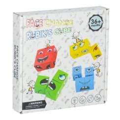 Montessori logická hra – Kostičky měnící tváře emocí