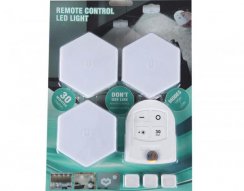 3x LED wireless light for remote control - square