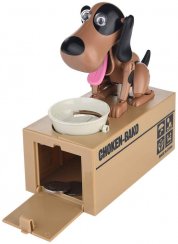 Dog money box for coins
