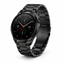 Smartwatch Watch4 černé chytré hodinky AMOLED + 3 řemínky