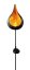 Lampa solarna led wbijana pochodnia latarnia czujnik w kształcie kropli