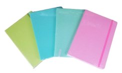 Zápisník s gumičkou A5 One Pastel linkovaný 96 listů