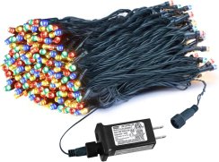 Venkovní vánoční řetěz 15 m 150 LED s časovačem - barevný