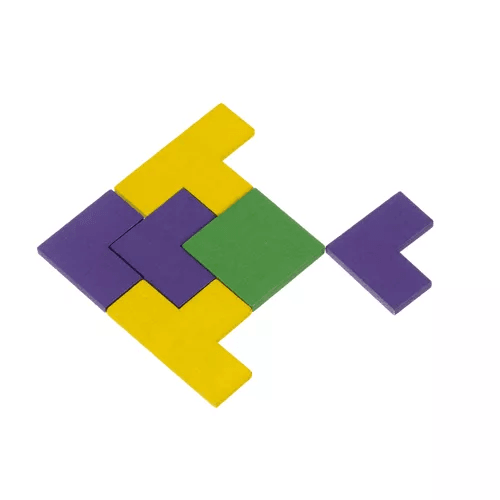 Dřevěné logické puzzle