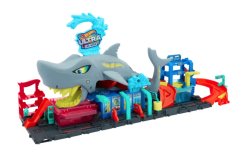 Hot Wheels City Color Reveal – Automyčka se žralokem