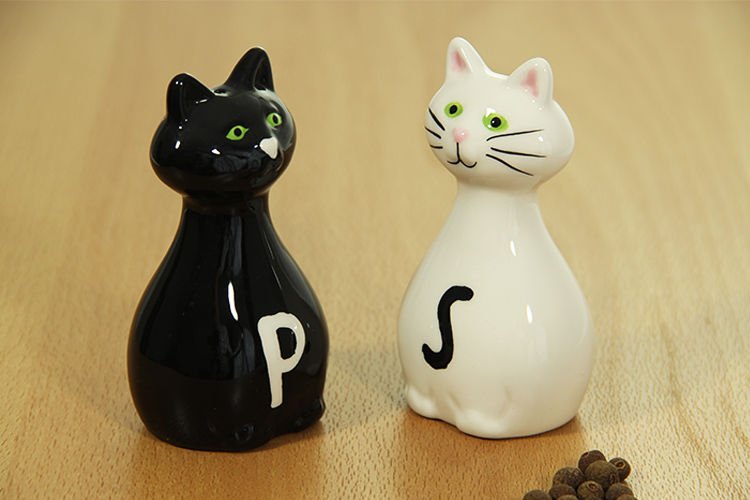 Salt and pepper shakers - CATS