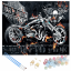 Obraz według numerów 40x50 cm - Motocykl Harley Davidson