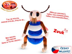 Príbehy včielok Medvedíkov 32 cm plyšová hračka s pesničkami na batérie 0m+ v taške