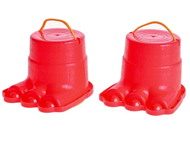 Kocky/chôdza na chôdza Sun Fun 10,5 cm, 2 farby v sieti