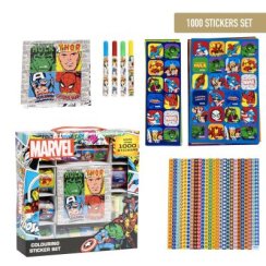 Kreatívna sada 1000 nálepiek Marvel