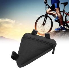 Cyklistická brašna pod rám – prostorná, černá