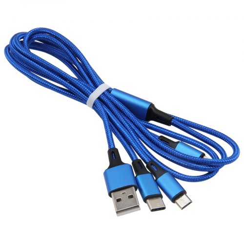 Kabel USB do ładowania - 3 w 1