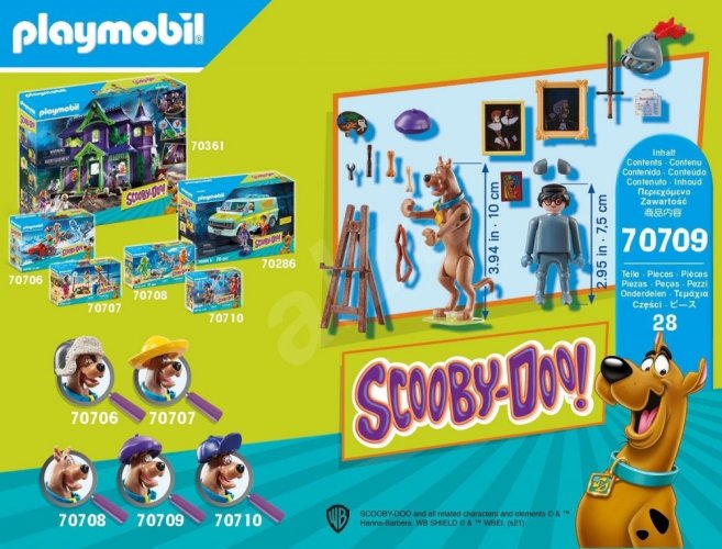 Playmobil 70709 SCOOBY-DOO! Adventure with Black Knight