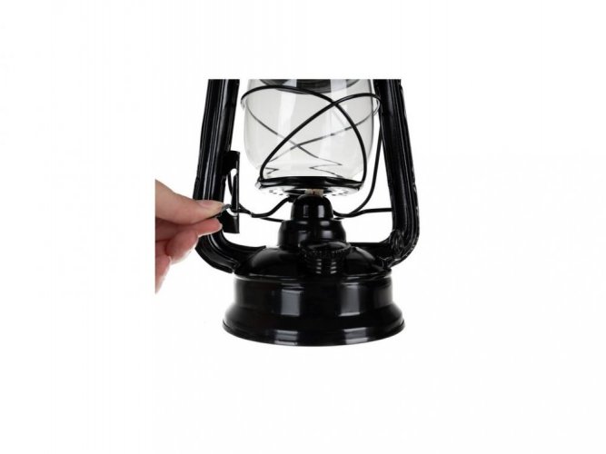Black oil lamp 24 cm