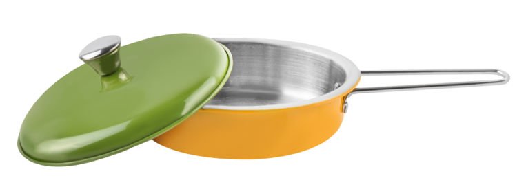 Set of metal dishes for children - 11 parts