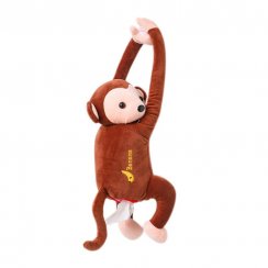 Packaging for wet wipes and tissues Monkey - brown