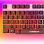 Herní klávesnice LED s podsvícením pro hráče, membránová, USB, NumLock