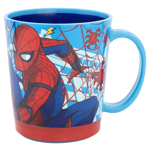 Bezpieczny plastikowy kubek 410 ml - Spiderman Dimension