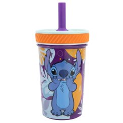 Bezpečný plastový pohár 370 ml - Stitch Aloha