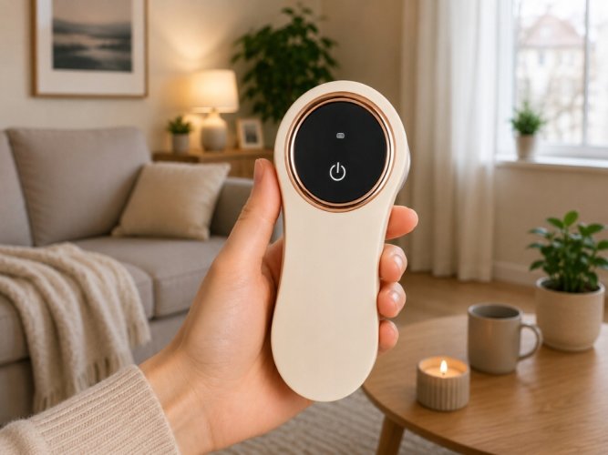 Akumulatorowa elektryczna szczotka do usuwania kulek z ubrań