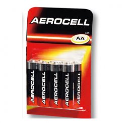 Alkaline batteries AA- 8 pcs, Aerocell