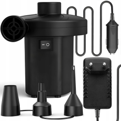 Elektrická pumpa FY-268 60 W do zapalovače 5V + 220V s nástavci