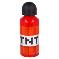 Aluminum bottle Minecraft - TNT red 400 ml