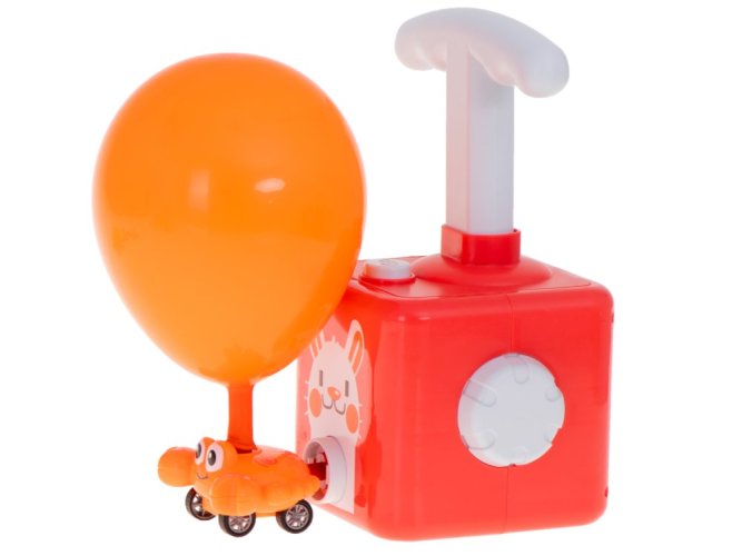 Aerodynamický automobilový králík s vypouštěním balónků