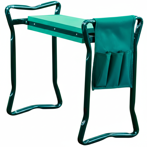 KNEEBENCH 2-in-1 garden kneeler and bench with storage pockets