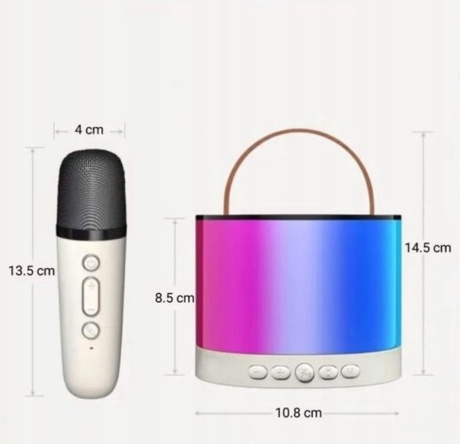 Karaoke souprava s Bluetooth a s 2 bezdrátovými mikrofony - MXKS-200 BT