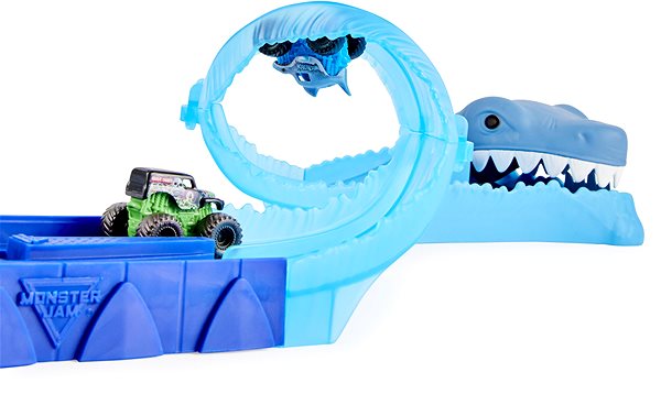 Monster Jam Megalodon Mini Car Play Set
