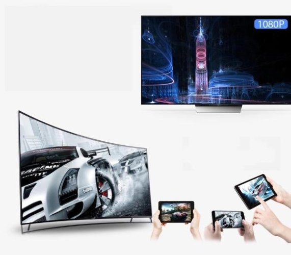 Bezprzewodowy adapter wi-fi hdmi 2w1 mirrorscreen