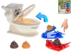 Poo Shoot - Hra vystřelovací lejna s toaletou 9,5x8,5cm na strefování