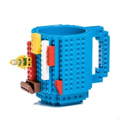 Building blocks mug - BLUE