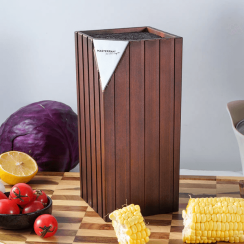 Kitchen knife stand - silk copper design, 22 cm