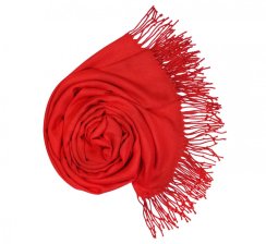 Dámská červená pashmina P11 / Dámská červená šála