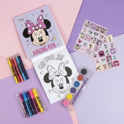 Coloring set in Minnie Mouse backpack