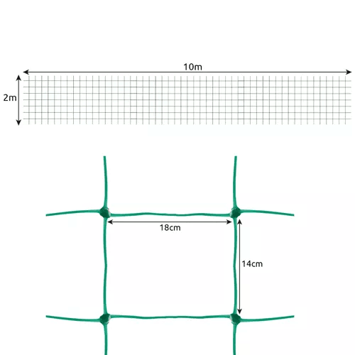 Zahradní síť na popínavé rostliny 2 x 10 m