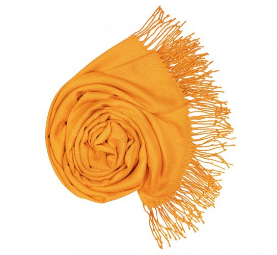 Dámska žlto-oranžová pashmina P121 / Dámska žlto-oranžová šál