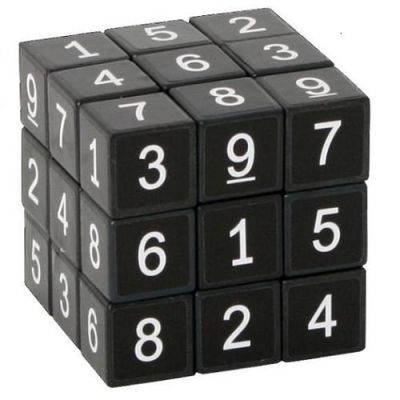 Kostka sudoku - černá