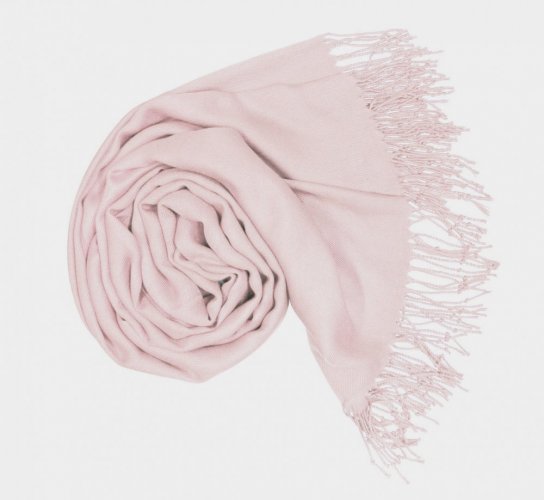 Dámska svetlo ružová pashmina P109 / Dámska svetlo ružová šál