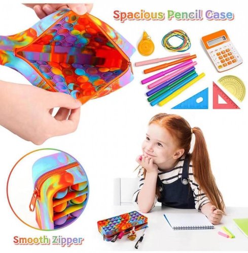 Antystresowe etui szkolne POP IT 25cm