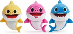 Baby Shark plush on battery with sound - blue